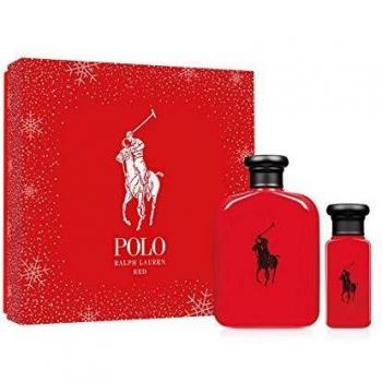 Ralph Lauren Polo Red Eau de Toilette Gift Set with 30ml Travel Spray, 155 ml