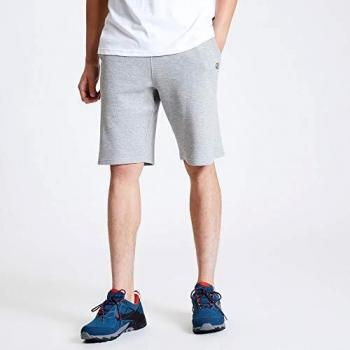 Dare2b Continual-Pantalón Corto De Punto De Mezcla De Algodón Shorts, Hombre, Ash Grey, M