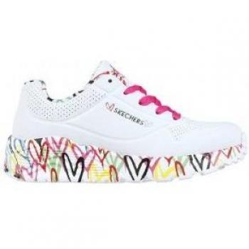 Zapatilla Niña Skechers Uno Lite Lovey Luv blanco
