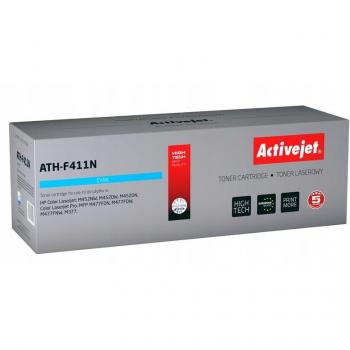 Cartucho de tóner Compatible Activejet ATH-F411N Cian 1 pieza