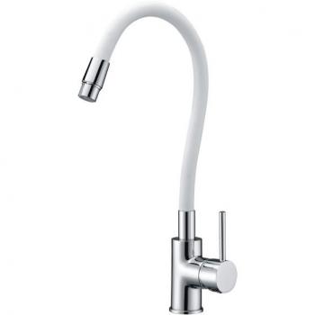 Grifería de Cocina Viena GCE009 Cromo/Blanco