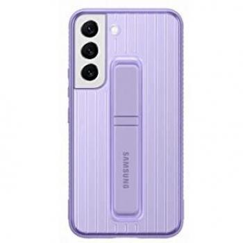 Funda Protectora con Soporte para Galaxy S22 en Lavanda