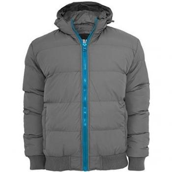 Urban Classics Kids Jacke Bubble Blouson, Farbe:blk/lgr;Größe:16