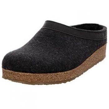 Haflinger Grizzly Torben 713001 - Zapatillas de casa de fieltro unisex, schuhgröße_1:39 EU;Farbe:gris