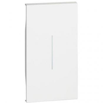 Cubierta Bticino Living Now para comando iluminable 2M blanco KW01M2