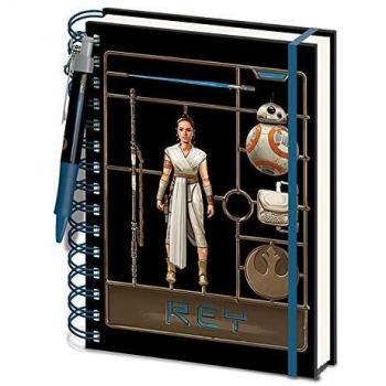 Funko Pop! - Star Wars (Episodio 9), Set de Cuaderno Espiral A5 y Bolígrafo Airfix Rey (Windows)