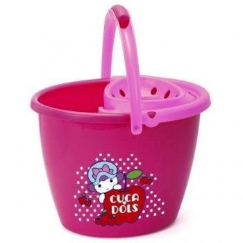 Juypal 300 - Cubo de fregar ovalado + escurridor clásico, 14 l, diseño Cuca Dols