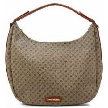Bolso de hombro marrón Laura Biagiotti para mujer