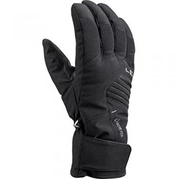 Guantes Leki Spox Goretex Negro, características: impermeables, transpirables, aislamiento térmico, diseño ergonómico, ajuste cómodo, tamaño 9