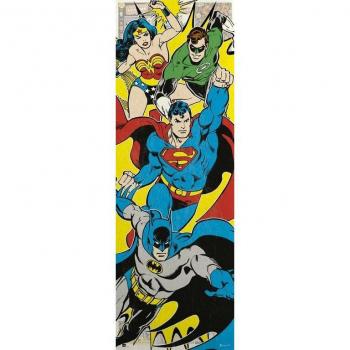 Grupo Erik Editores Póster Puerta Heroes Comics Originals DC Justice League 158x53cm