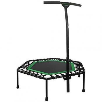 Tunturi Hexagon Trampolin Hexagonal Fitness, Unisex, Verde/Negro, Talla única