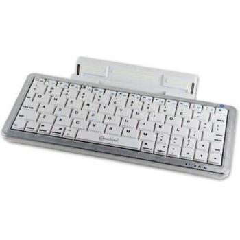 Teclado Bluetooth Azerty Recargable para Tablet Connectland KW427 Blanco