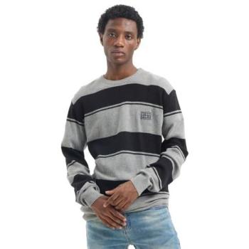 Jersey Hidropónico Drone Gris Jaspeado / Negro L