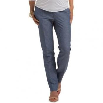 ESPRIT - Pantalón premamá chino para mujer, talla 42, color azul