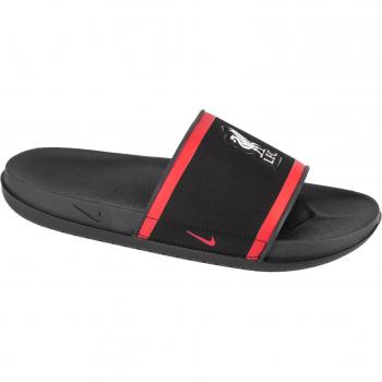 Nike Slide Liverpool FC - Chanclas masculinas negras, diseño del Liverpool FC, comodidad y soporte, suela de goma antideslizante, talla 38.5