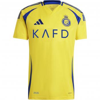 Camiseta primera equipación Al-Nassr FC 2024/25 amarilla y azul real para hombre