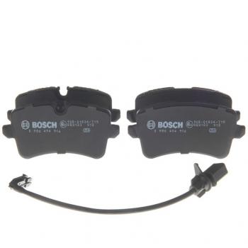 Juego de pastillas de freno BOSCH 0 986 494 916, Eje trasero, Certificación ECE-R90, Incluye 4 pastillas
