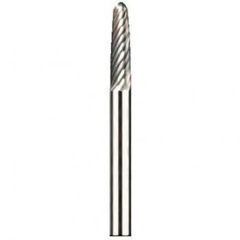 Dremel 9910 - Fresa de carburo de tungsteno con punta de cono 3.2 mm, accesorio punta cuadrada para herramienta rotativa para grabar, tallar en metal, carbono, aluminio