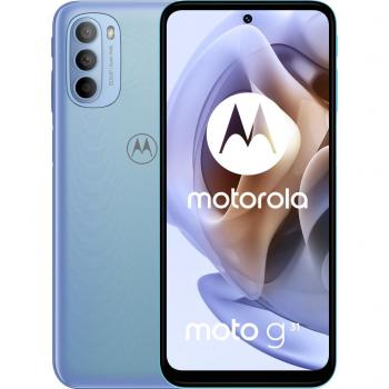 Motorola Moto g31 (Pantalla 6.4 Full HD+ OLED, cámara Triple 50MP, procesador Octa Core, batería 5000 mAH, Dual SIM, 4/128 GB, Android 11), Azul [Versión ES/PT]