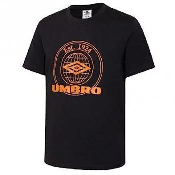 Camiseta de Manga Corta UMBRO Collegiate 66119U Negro