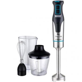 Batidora de Mano Sytech SY-BM78A, 1200W, Acero Inoxidable y Azul con Accesorios