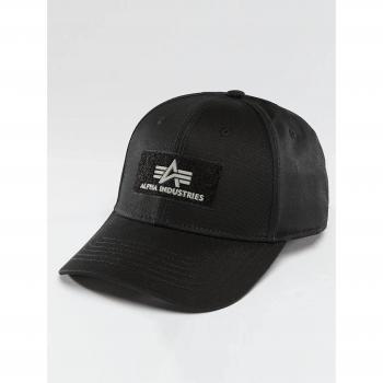 Alpha Industries VLC II Black Velcro Snapback Cap
