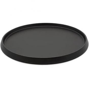 Bandeja de servir clásica Bredemeijer 174003 con soporte, color negro, material melamina
