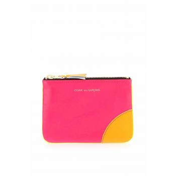 Comme des Garçons SA8100SF Super Fluo Wallet - Pink/Yellow OS
