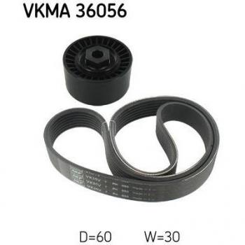 Juego de correas trapeciales poli V SKF VKMA 36056