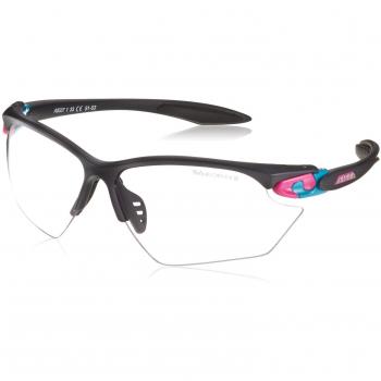 Alpina Gafas de sol Performance Twist Four S VL + Deportes al aire libre de gafas, unisex, Sonnenbrille Performance TWIST FOUR S VL+, Black Matt/Pink/Blue, talla única