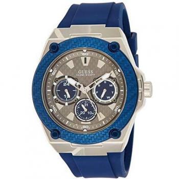 Guess Mens Multi dial Quartz Watch with Silicone Strap W1049G1