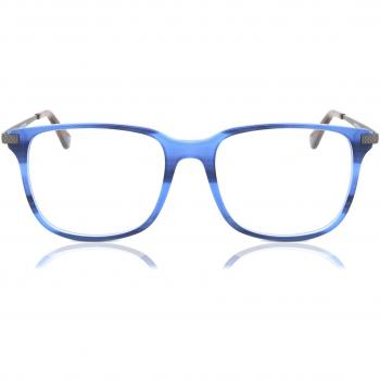 Gafas Recetadas Anti-Azules para Hombre - Armazón Completo de Plástico Rectangular Azul - SmartBuy Collection