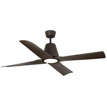 FARO BARCELONA 33490 - Typhoon Ventilador de Techo marrón con Motor DC, 4 Palas