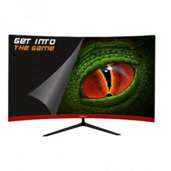 Keep Out XGM24C 23.8 Curved Gaming Monitor Full HD 1080p 100Hz FreeSync VGA HDMI DP 1ms Response Time VESA 75x75mm