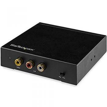 StarTech.com HD2VID2 HDMI to RCA Converter Box with Audio, Composite Video Adapter, NTSC/PAL, 1080p
