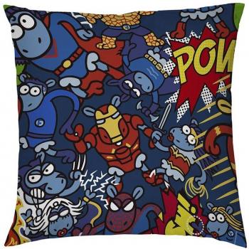 Kukuxumusu - 2 Fundas de almohada SUPER SHEEP 50x75 cm 100% algodón 144 hilos