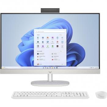 HP All-in-One 27-cr0041ns - Ordenador de sobremesa HP con pantalla de 27 pulgadas, procesador i5, 8GB de RAM, 512GB SSD y Windows 11.