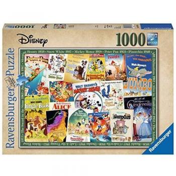 Ravensburger Disney Vintage Movie Posters, 1000pc Jigsaw Puzzle