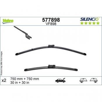 Limpiaparabrisas VALEO 577898 con tecnología de goma premium, diseño aerodinámico, fácil instalación, compatible con múltiples vehículos y resistencia a condiciones climáticas extremas