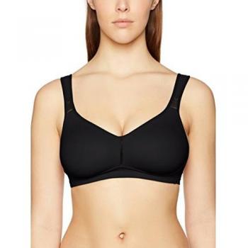 Selene Elvira, Sujetador Sin Aros para Mujer, Negro, ES 90D