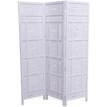 miaVILLA Paravent Orient-Espacio Trenner-Oriental Look-Wood-White