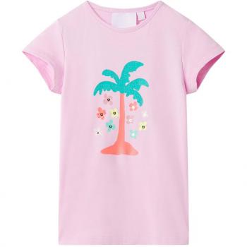 Camiseta infantil color lila 92
