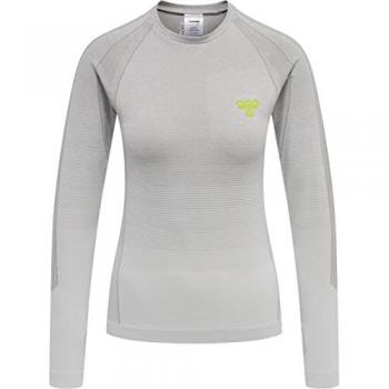 Camiseta de Manga Larga Sin Costuras para Mujer Hummel GG-12 Multideporte XL