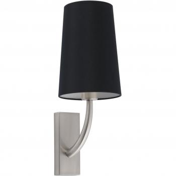 Lámpara de pared Rem Níquel mate 1 bombilla 23cm