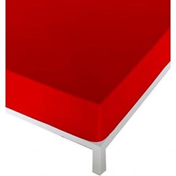 Maya Hansen Sábana Bajera 100% Algodón Rojo 150