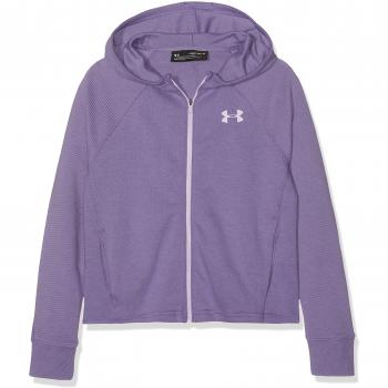 Under Armour Finale Full Zip Parte Superior del Calentamiento, Niñas, Morado
