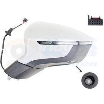 Espejo retrovisor VAN WEZEL 4907825 con características de ajuste eléctrico, calefacción, y diseño específico para vehículos