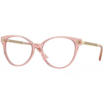 Versace VE3353F Asian Fit 5323 Women's Eyeglasses Pink Size 54 (Frame Only) - Blue Light Block Available