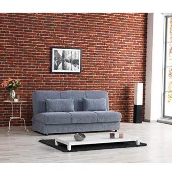 Sofá Cama Cosy Gris 190x64x90h con Contenedor