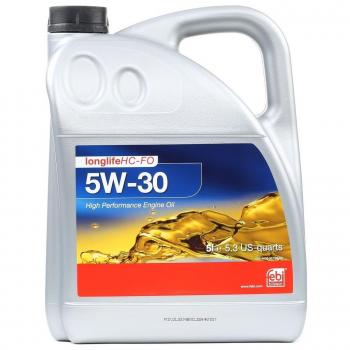 Aceite de motor FEBI BILSTEIN SAE 5W-30 HC-FO, 5 litros para FORD, RENAULT y FIAT
